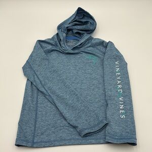 Boys Mahi Mahi Long-Sleeve Harbor Performance Hood UPF 30+ sun protection